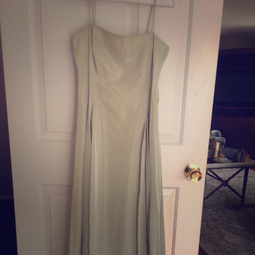 Bridesmaid dress, size 2, sage green